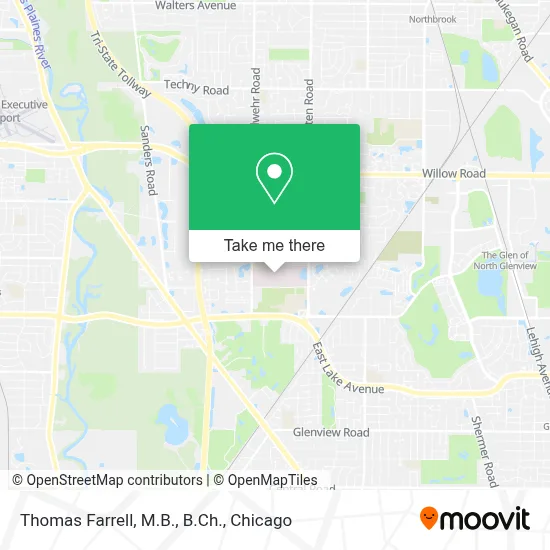 Thomas Farrell, M.B., B.Ch. map