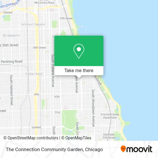 The Connection Community Garden map