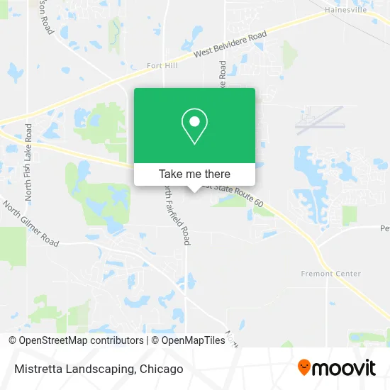 Mistretta Landscaping map