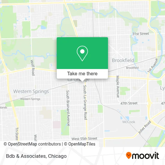 Bdb & Associates map