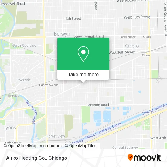 Airko Heating Co. map