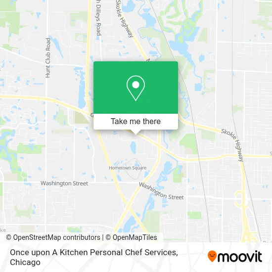Once upon A Kitchen Personal Chef Services map