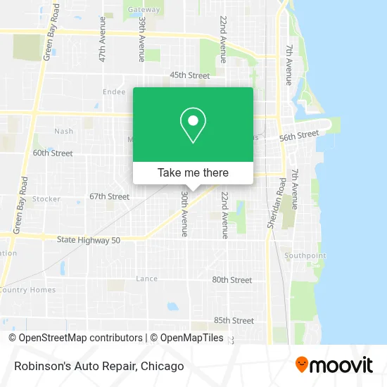 Robinson's Auto Repair map