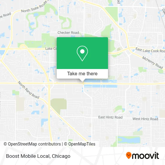 Boost Mobile Local map