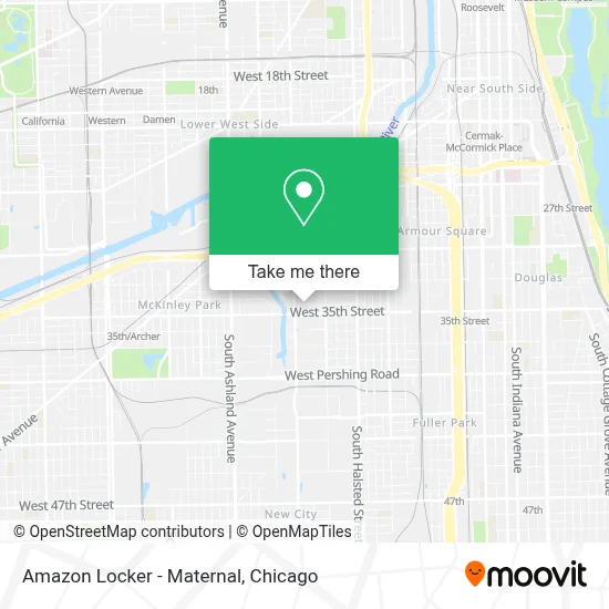 Amazon Locker - Maternal map