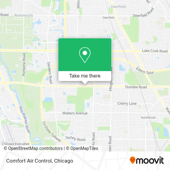 Comfort Air Control map