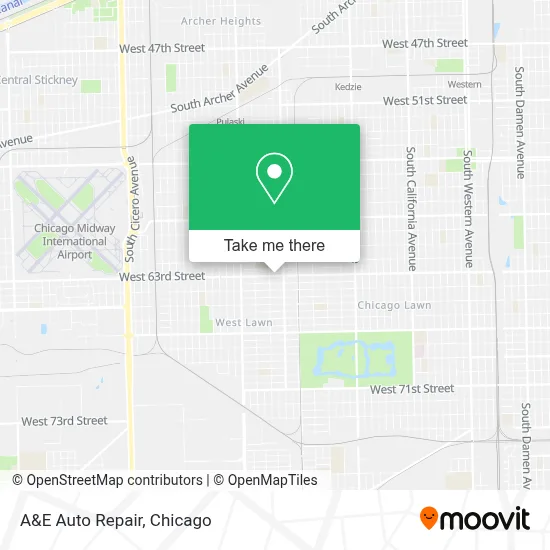 A&E Auto Repair map