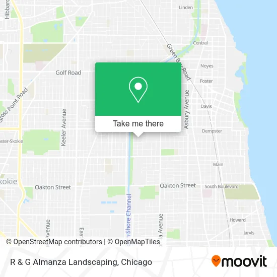R & G Almanza Landscaping map