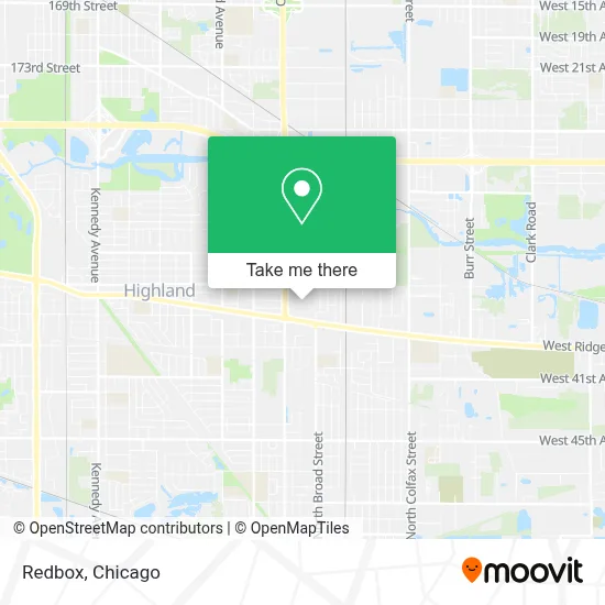 Redbox map