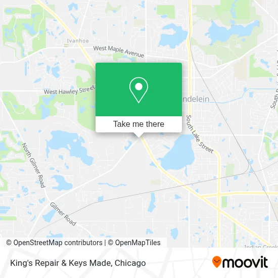 King's Repair & Keys Made map