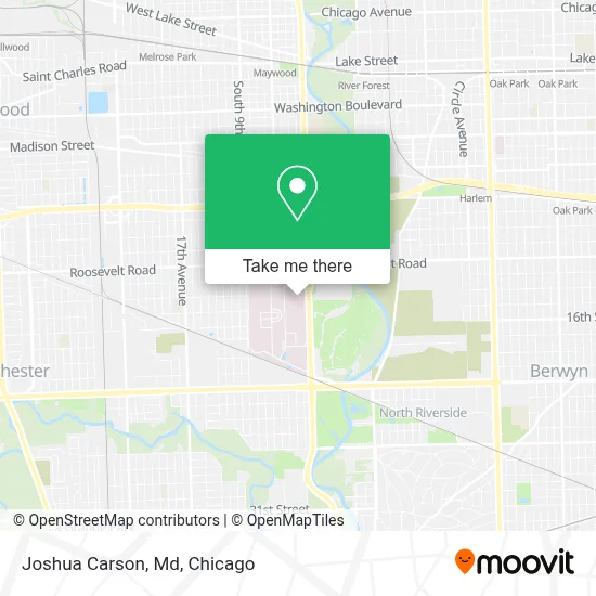 Joshua Carson, Md map