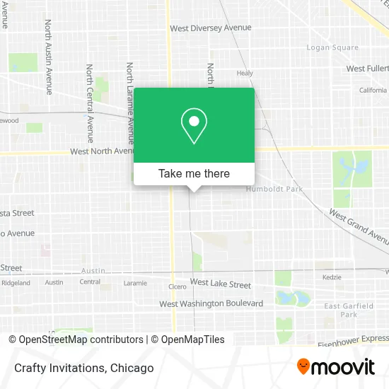 Crafty Invitations map