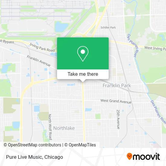 Pure Live Music map