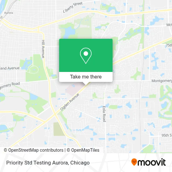Priority Std Testing Aurora map