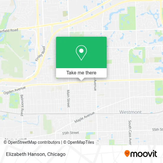 Elizabeth Hanson map