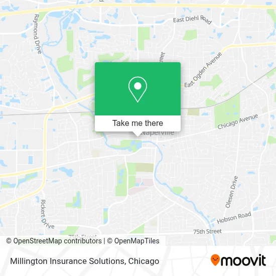 Millington Insurance Solutions map