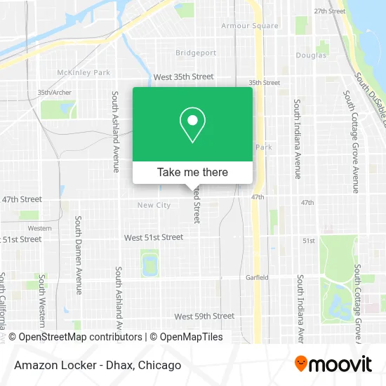 Amazon Locker - Dhax map