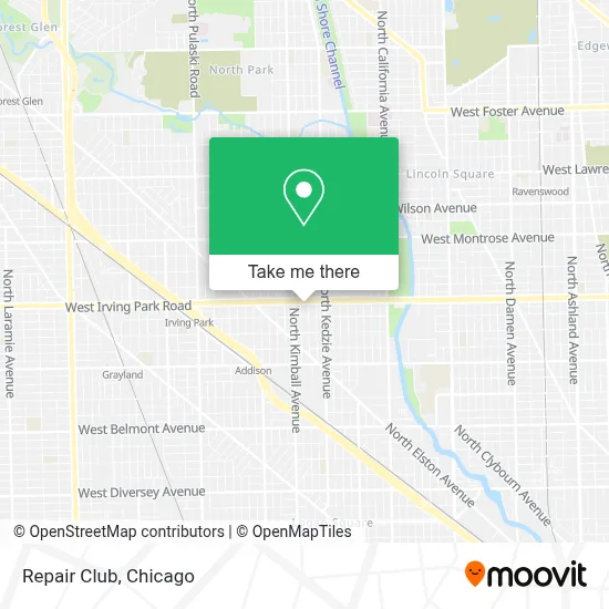 Repair Club map