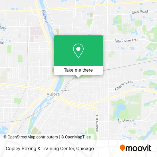 Copley Boxing & Training Center map