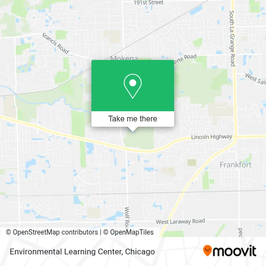 Environmental Learning Center map