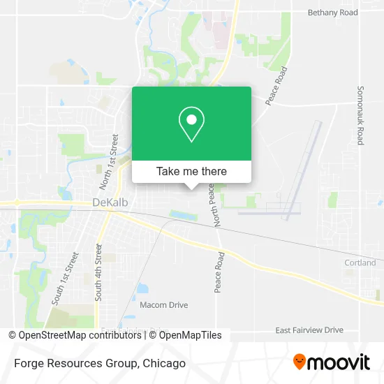 Forge Resources Group map