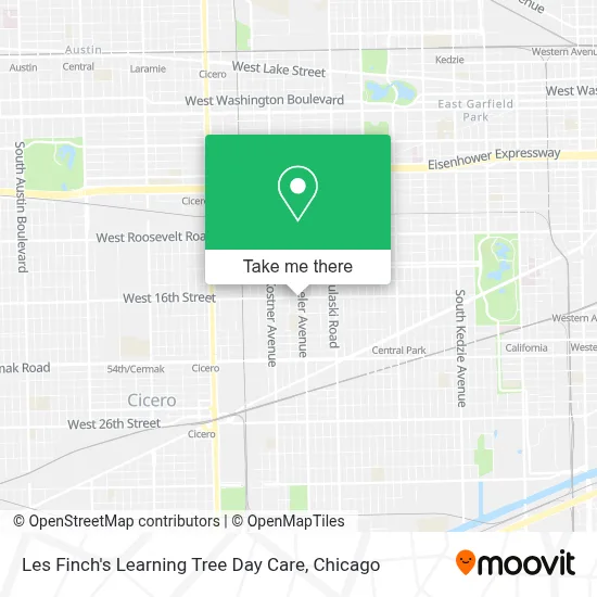 Les Finch's Learning Tree Day Care map
