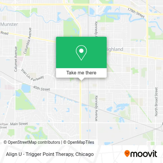 Align U - Trigger Point Therapy map