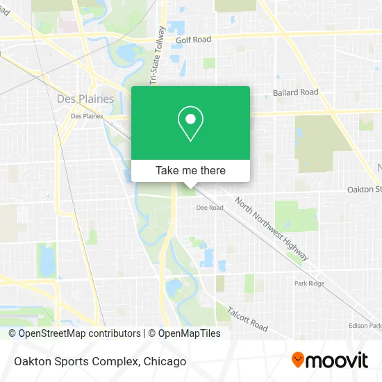 Oakton Sports Complex map