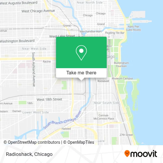 Radioshack map
