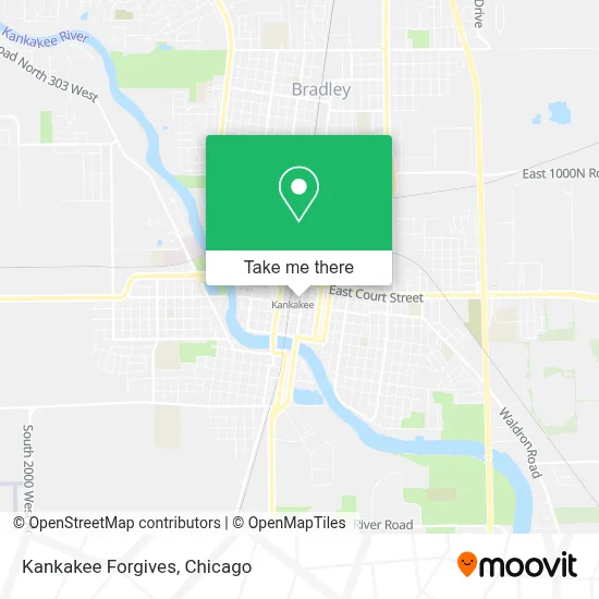 Kankakee Forgives map