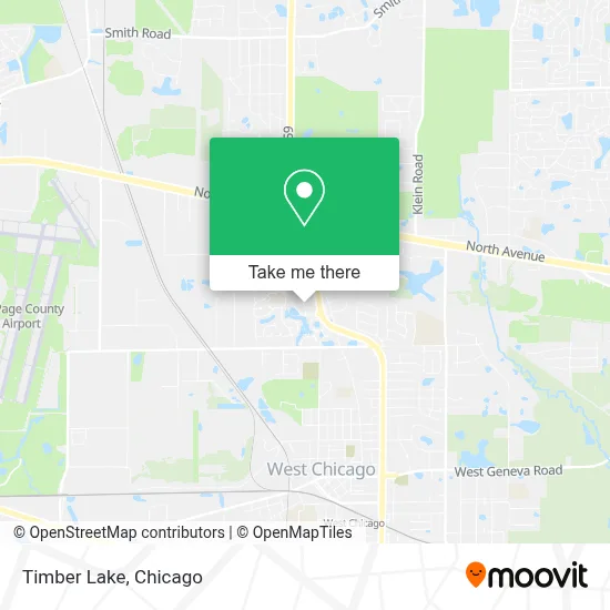 Timber Lake map