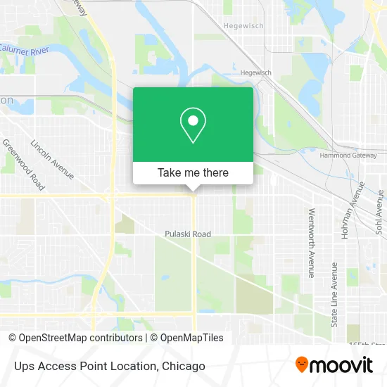 Ups Access Point Location map