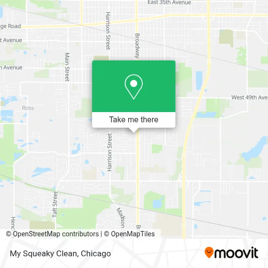 My Squeaky Clean map
