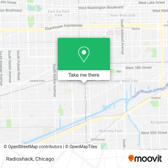 Radioshack map