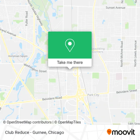 Club Reduce - Gurnee map