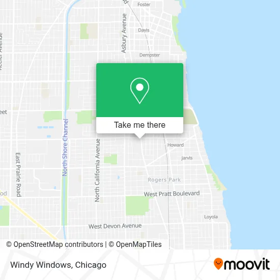 Windy Windows map