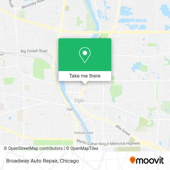 Broadway Auto Repair map