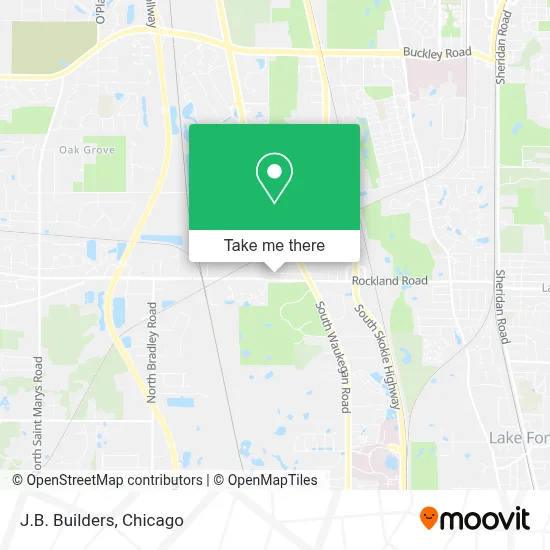 J.B. Builders map