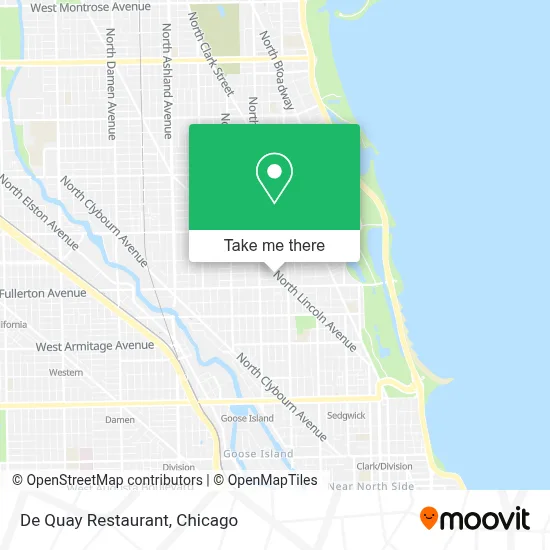 De Quay Restaurant map