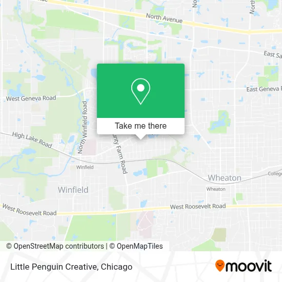 Little Penguin Creative map
