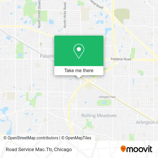 Road Service Mac.Ttr map