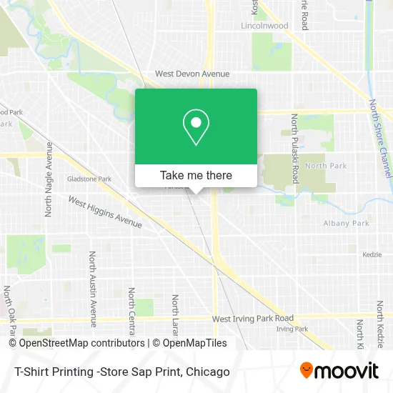 T-Shirt Printing -Store Sap Print map