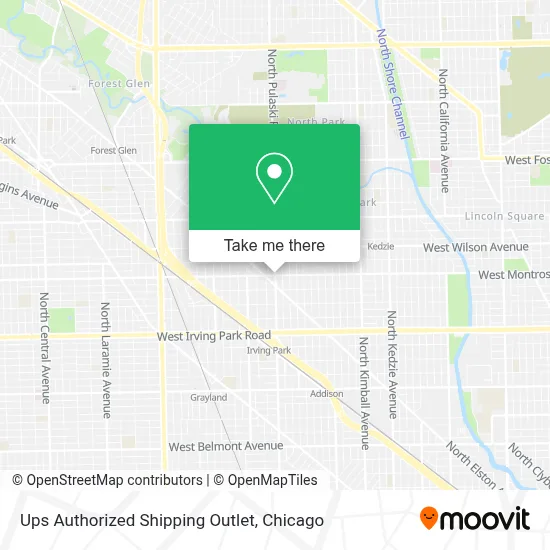 Ups Authorized Shipping Outlet map