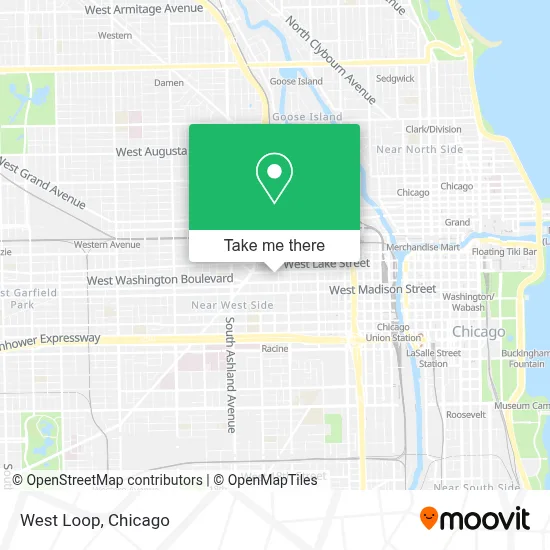 West Loop map