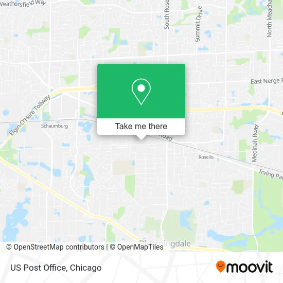 Us Post Office map