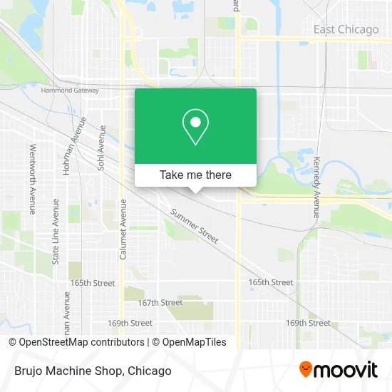 Brujo Machine Shop map