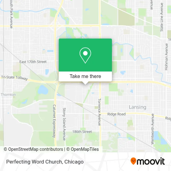 Perfecting Word Church map