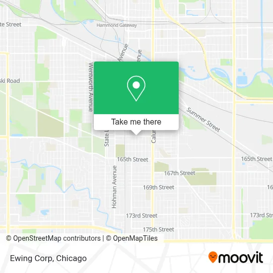 Ewing Corp map