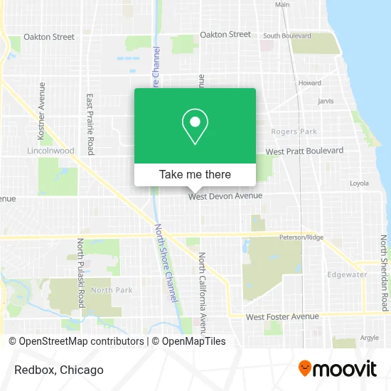 Redbox map