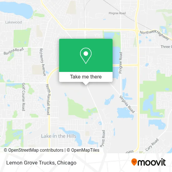 Lemon Grove Trucks map